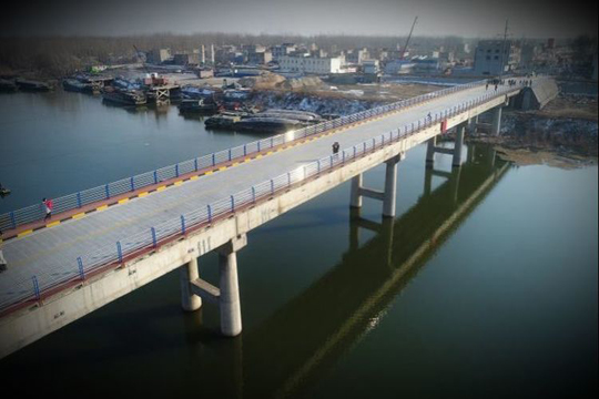 一橋飛架南北，舊貌換新顏–渦陽(yáng)縣高爐大橋危橋改造紀(jì)實(shí)